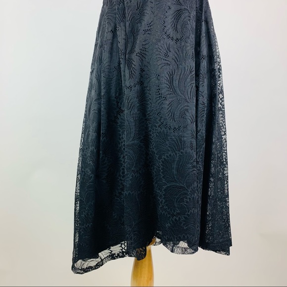 Nanette Lepore Black Lace Dress Sz 0 - Picture 3 of 9